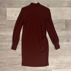 SHEIN Fitted High Neck Maternity Dress (Size S)